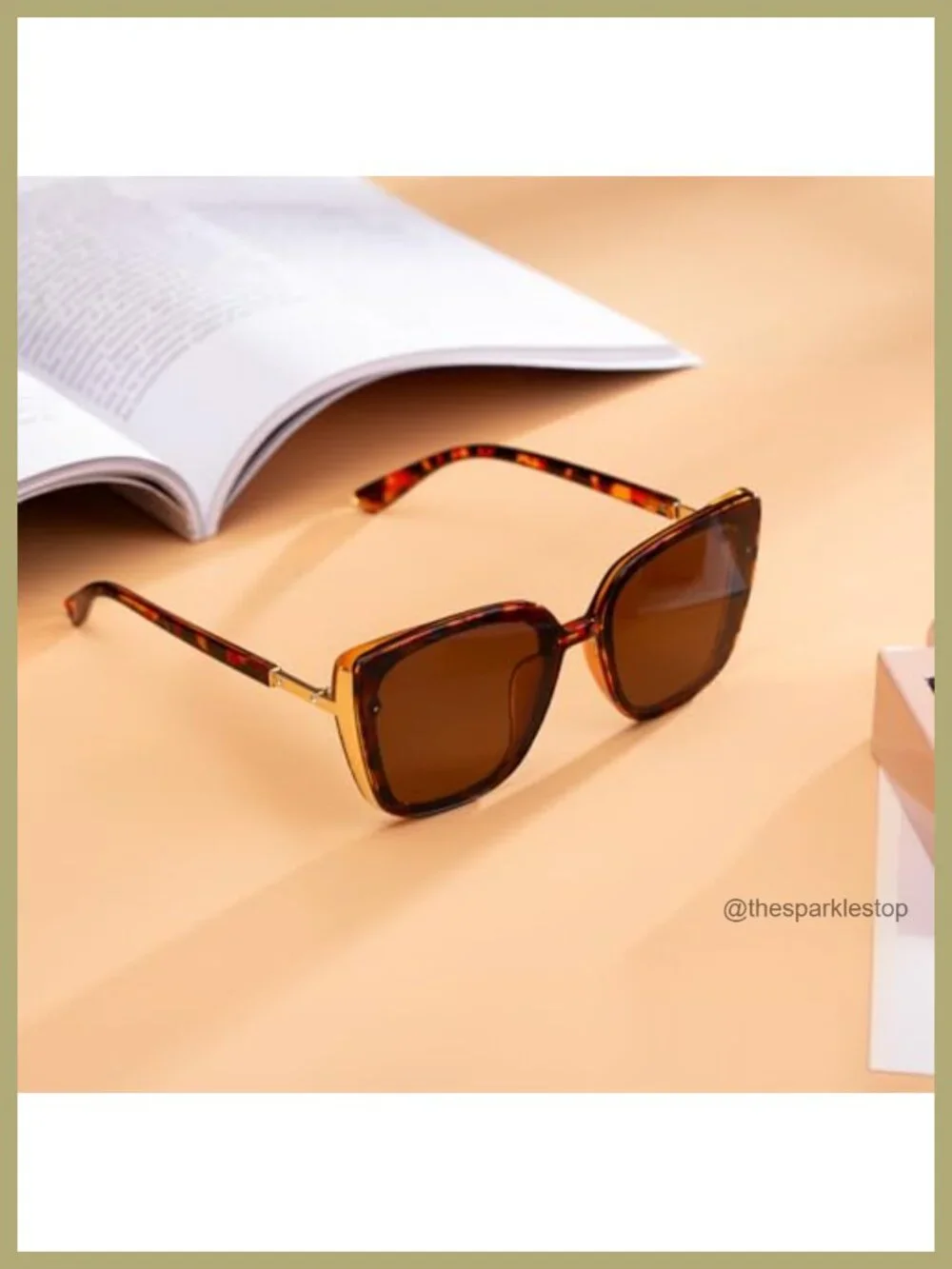 Oversized Square Sunglasses UV400 Protection Unisex for Driving